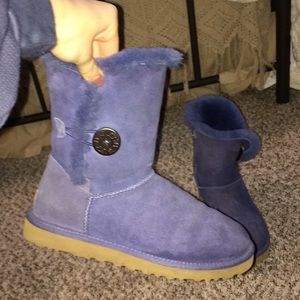 Colbalt blue good condition UGG bailey button boot